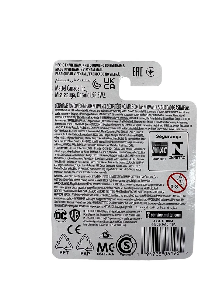 DC Comics Super Pets League 5 Figure Set WB Mattel Micro Collection Krypto Ace - Image 3 of 4