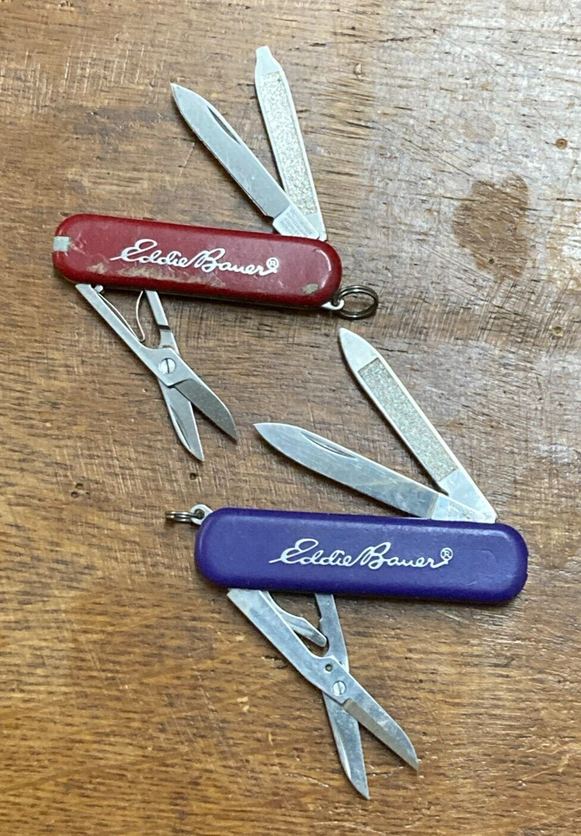 Eddie Bauer Purple Wenger & Red Victorinox Swiss Army Knives | eBay