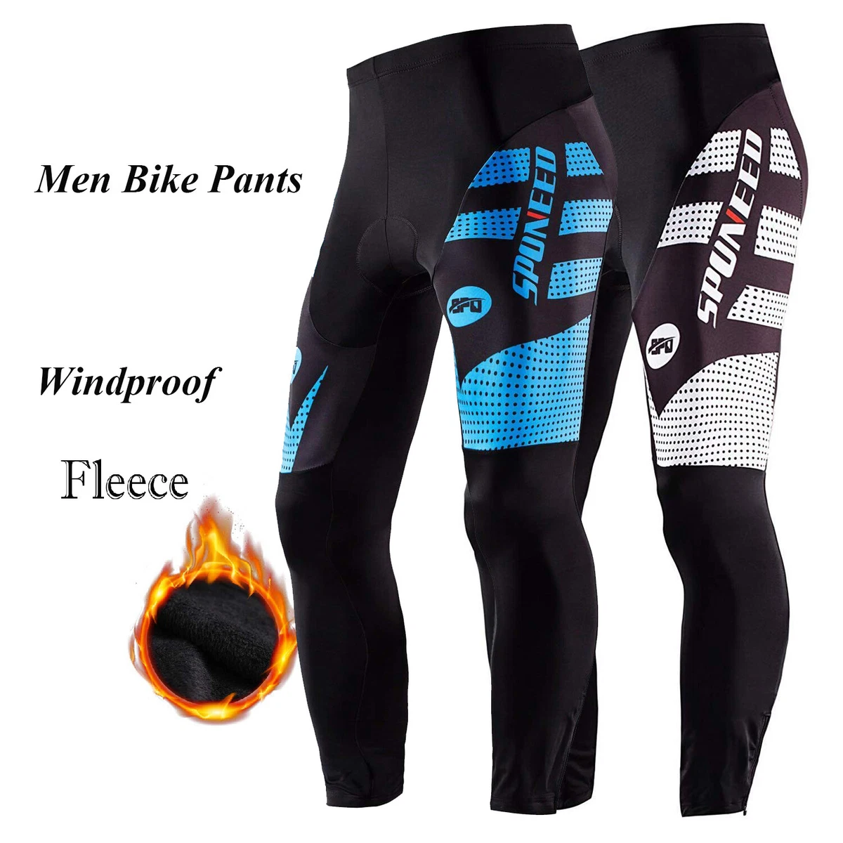  Sponeed Padded Cycling Pants Wear Bike Gear Padded