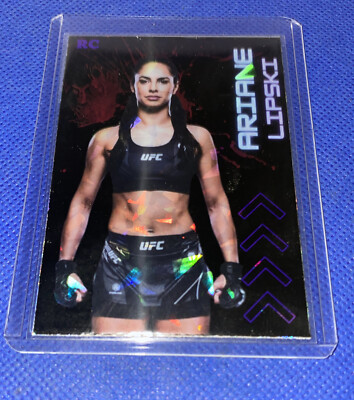 Ariane Lipski Custom UFC MMA Refractor Rookie Holo Prizm Rookie Card rc