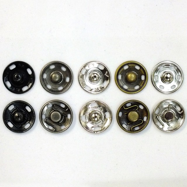 New SewOn Snaps Fasteners Size17mm 144 sets package, Color Black eBay