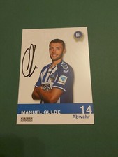 Karlsruhe SC, M. Gulde, autograph card, football