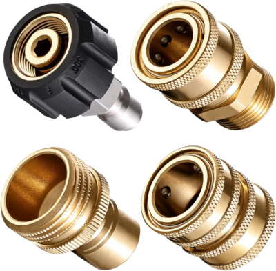 #ad Pressure Washer Quick Connect Kit 8Pack M22 14Mm to 3 8 Inch Quick Connect Fit $23.12
