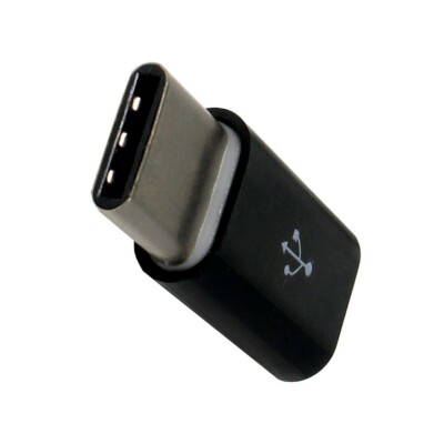 Micro USB Adapter kompatibel mit LeEco Le Pro 3 Elite, schwarz