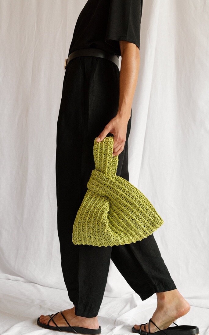 Bolso nudo japonés de verano hecho a mano