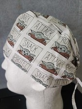 Grogu - Snack Attack  - Surgical Scrub Hat - Unisex