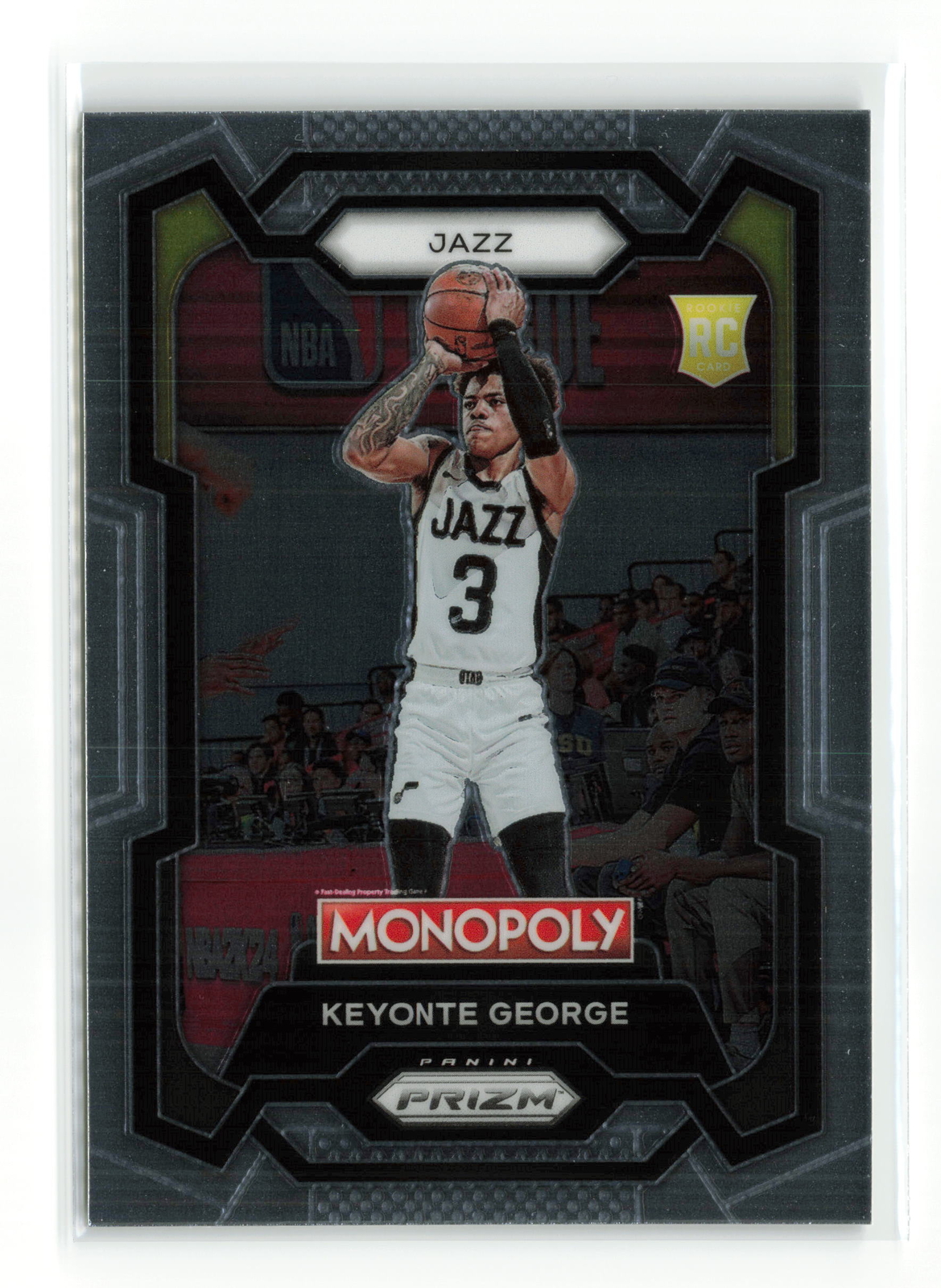 KEYONTE GEORGE #87 RC 2023-24 PANINI PRIZM JAZZ MONOPOLY