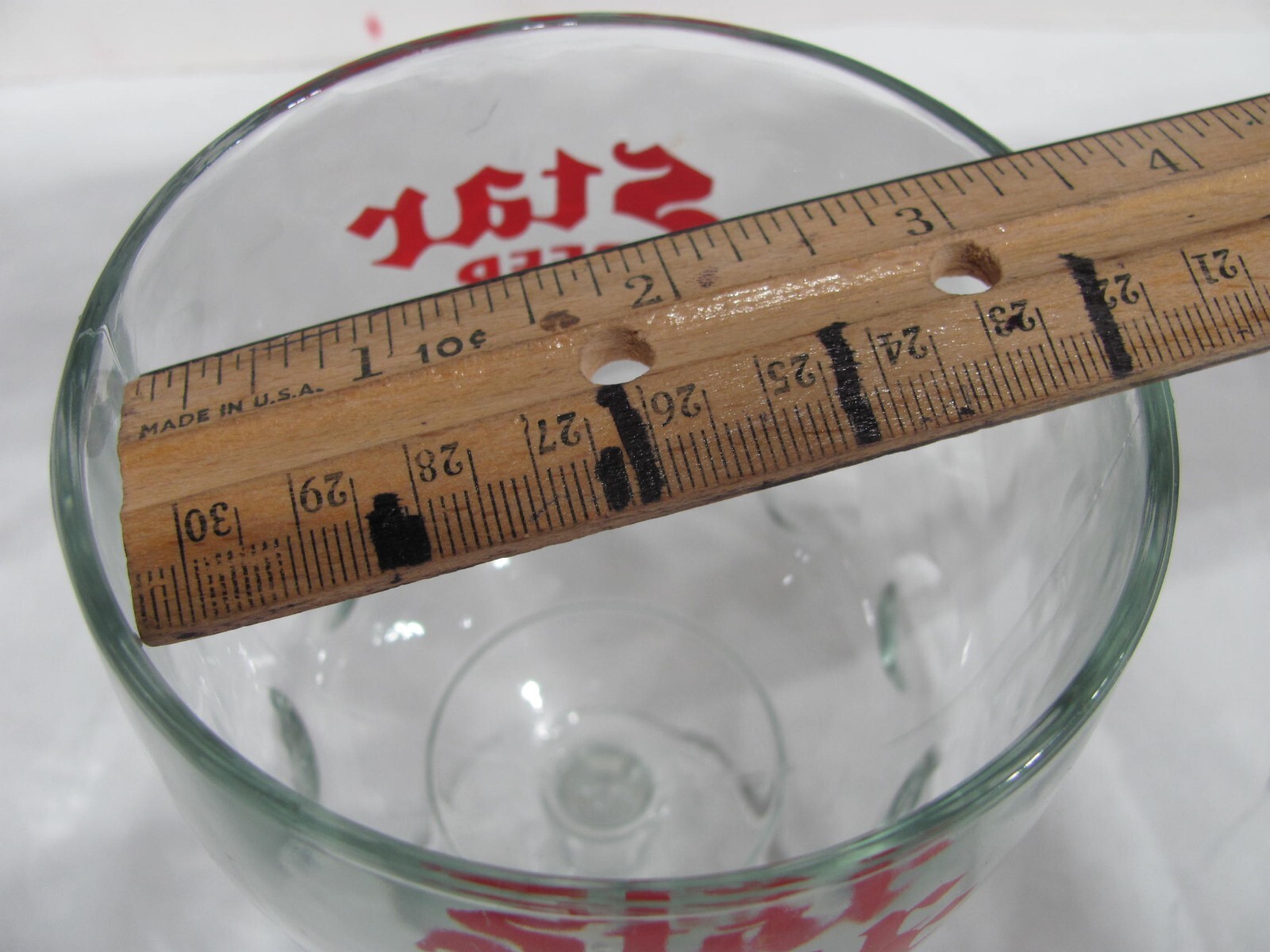 RARE STAR SCHOONER BEER GLASS BELLVILLE ILLINOIS 694 eBay