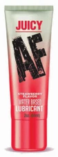 Juicy AF Strawberry Flavored Water Based Lubricant Lube 2oz