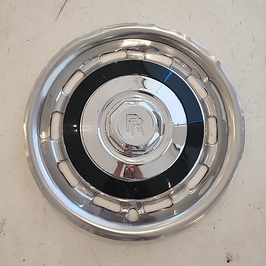 Vintage Rolls Royce Silver Hub Cap Wheel Dust Cover