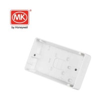 MK Electric K2142WHI - 2 Gang Surface Box - 30mm Deep