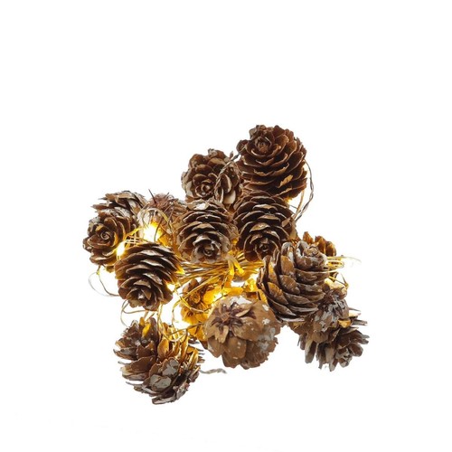 Weltbild Design LED-Lichterkette "Zapfen" 30 LEDs Timerfunktion - Bild 2 von 5