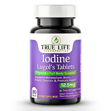 12.5mg Lugol's Iodine Tablets - 90 Count