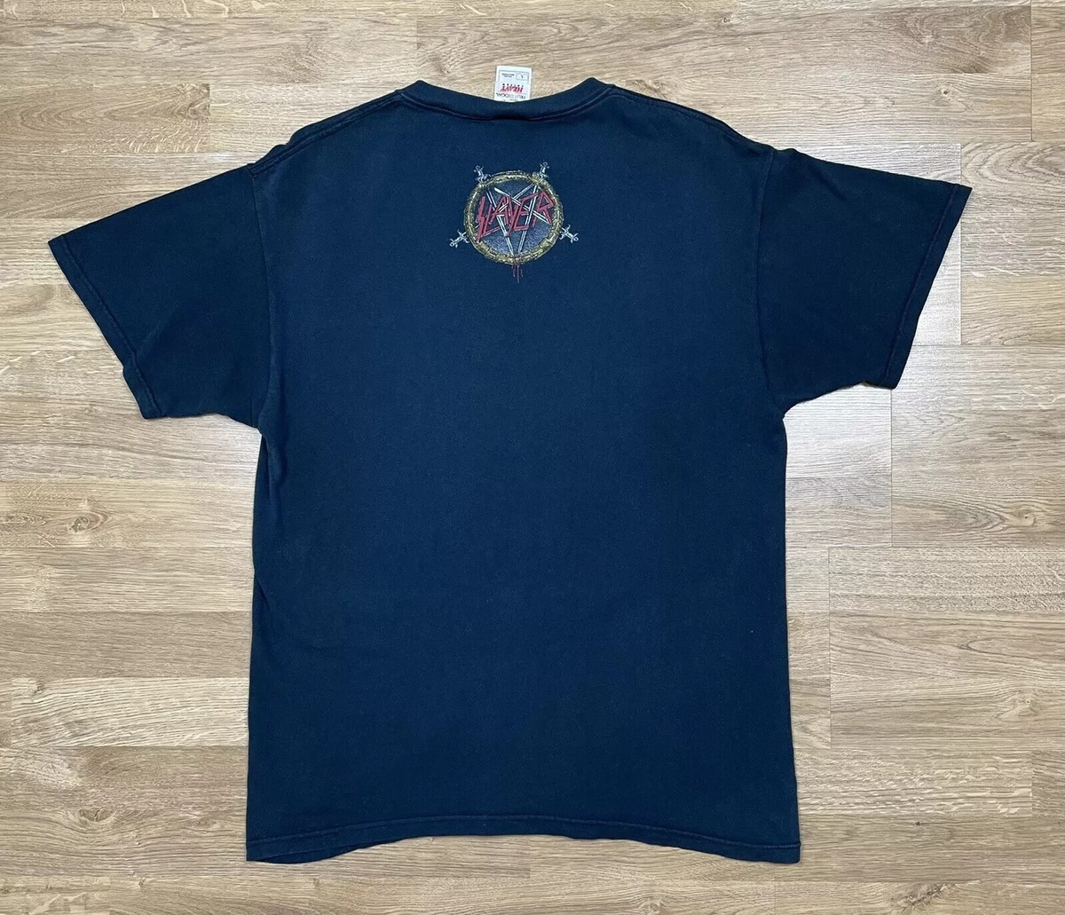 Vintage Slayer 2003 Tour Shirt Tee Rock Thrash Metal Size L | eBay