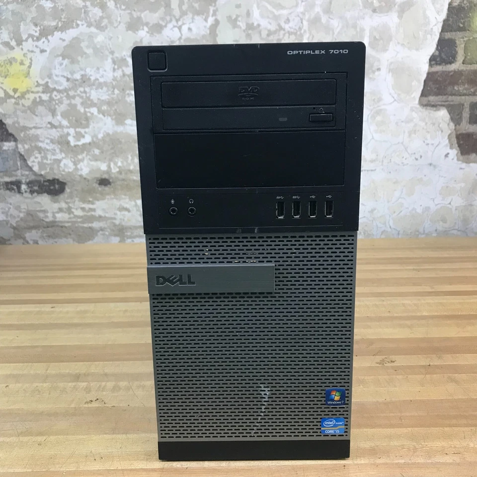 Dell OptiPlex 7010 MT i5-3550 3.30GHz 4GB RAM 256GB SSD (Windows 7 Pro 32-Bit) - Image 2 of 4