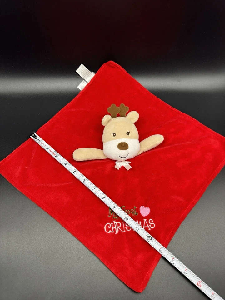 Baby Starters My First Christmas Reindeer Lovey Manta de Seguridad Sonajero Niño Niña Foto 2 de 4