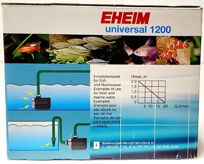 EHEIM Universal 1200 Hobby Water Pump 317 GPH for Aquarium