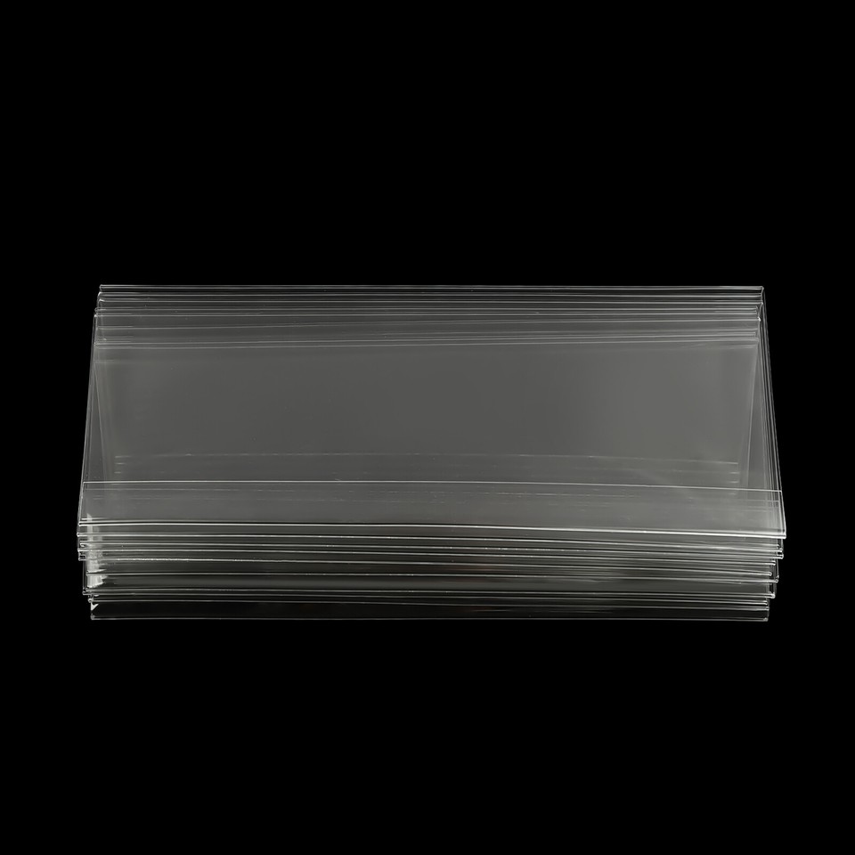 NEW 30pcs Clear Plastic Name Tent Holders, Plastic Name License Plate