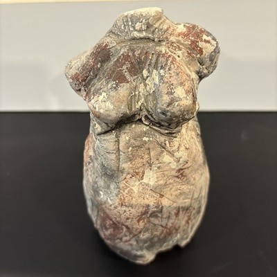saggar-fired ceramic torso sculpture 7  Woman Torso