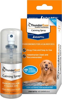 ThunderEase Dog Calming Pheromone Spray | Powered by ADAPTIL | Reduce 60mL 