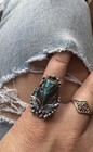 Turquoise Earrings And Turquoise Ring Size 5 6 7 — photo 2