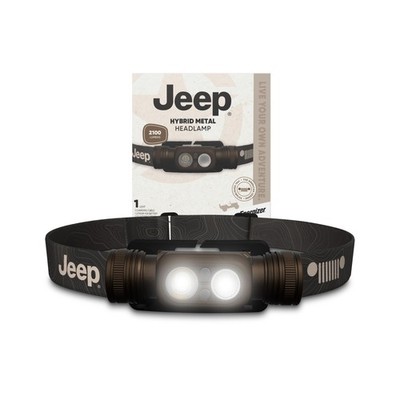 Energizer Jeep HM-2000 Headlamp Rechargeable, Hybrid Power Sour... USA FAST SHIP