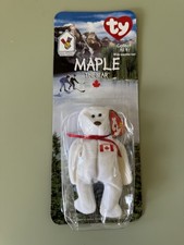 Very Rare Maple The Bear McDonalds Ty Beanie Baby SEALED Collector Series