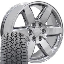 Oe Rims Cv94 20x8.5 Chrome Rims 27555r20 At2 Tires Set 6x139.7 31et Oe Rims Cv94 20x8.5 Chrome Rims 27555r20 At2 Tires Set 6x139.7 31et