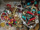 12 Lbs Vintage Junk Costume Jewelry LOT Repair Wear Broken Wearable Brooch Pin +