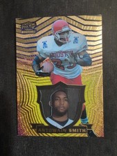 1997 Pacific Invincible #18 Antowain Smith RC Rookie Bills Houston Football Card. rookie card picture