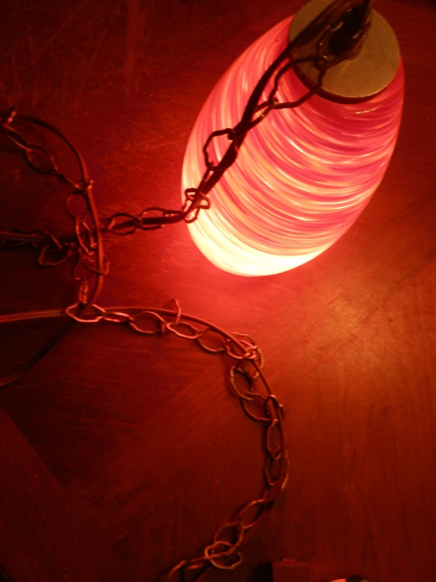 Red Hanging Lamp In Collectible Ceiling Light Fixtures for sale | eBay