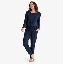 The Company Store Pima Cotton Women's Jogger Pants Pajama Set
