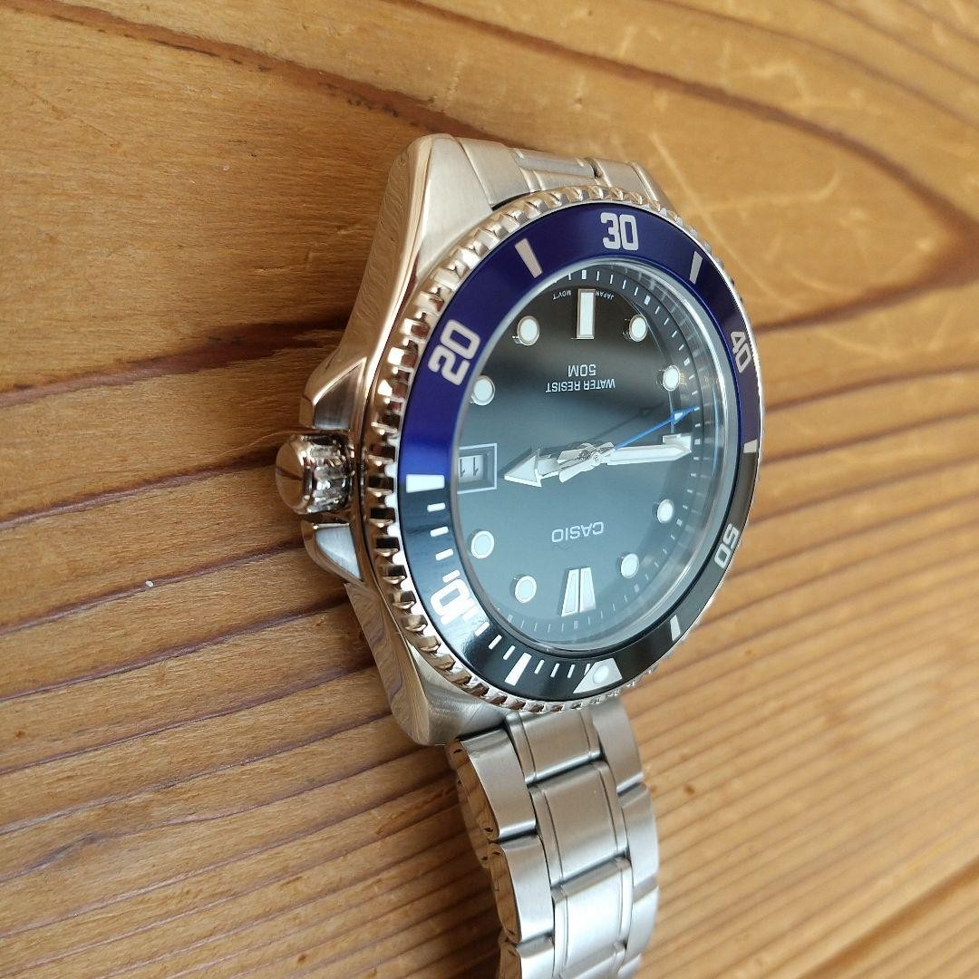 Casio MDV-10D-1A2V with 5-color NATO strap | eBay