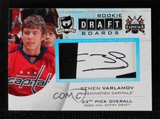 2008 Upper Deck The Cup Rookie Draft Boards /25 Semyon Varlamov #DB-SV Auto 0ll
