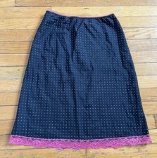 Y2K Polka Dot Slip Style Skirt