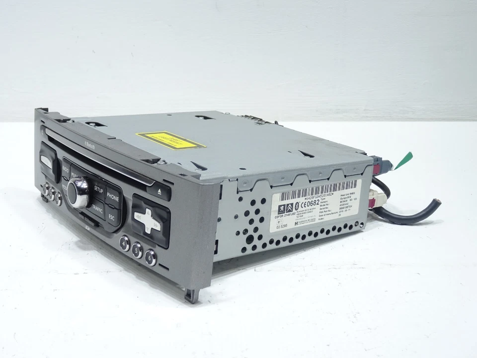 Peugeot 308 Bluetooth 07-14 CD Stereo head unit Radio CD player 96661987XH - Image 3 of 4