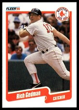 1990 Fleer Rich Gedman Boston Red Sox #276