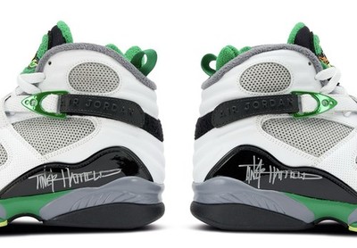 Nike Air Jordan 8 Double Tinker Hatfield Auto. DropX  U Of Oregon Ducks PE. /100
