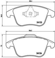 Brembo Bremsscheiben Xtra Line + BeläGe Vorne + Hinten FüR Ford Galaxy WA6