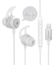 Lightning Headphones Earphones Magnetic Earbuds in-Ear MFi Certified with Mic...