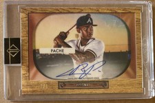 Marketplace image: 2020 Topps Transcendent Christian Pache Superfractor Auto 1/1 55BSA-CPA Mets