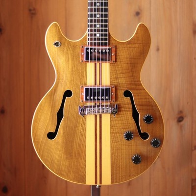 Aria Pro II SH-800 natural Semi-Acoustic Electric Guitar Used From Japan