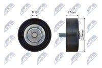 NTY Umlenk-/FüHrungsrolle Keilrippenriemen RNK-CH-050 Metall FüR Chevrolet Epica