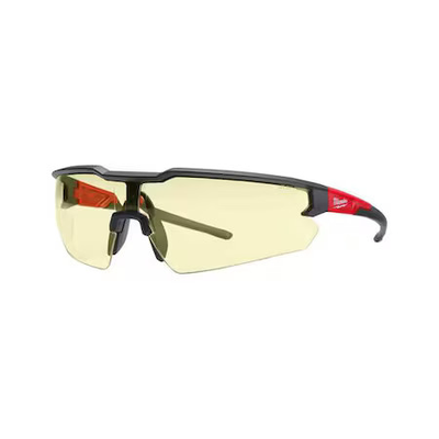 #ad Milwaukee Tool 48 73 2101 Safety Glasses Anti Scratch Yellow Lens Black $8.97