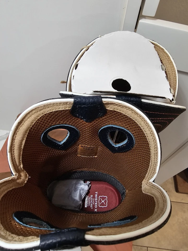 Twisted X Men's Waterproof CellStretch Western Work Boots - Soft Toe Size 10EE - Image 4 of 4