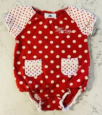 Minnie Mouse Disneyland Resort Polka Dot One Piece 12 M