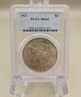 1923 Peace Silver Dollar $1 - PCGS MS64