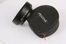 Asahi/Pentax metal Standard Lens (50mm f1.4 55mm f1.8/2 Hood and Case. 49mm fit
