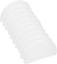 10Pack Shoulder Covers Clothing dust Hanger for Clothes Plastic Garment Bags