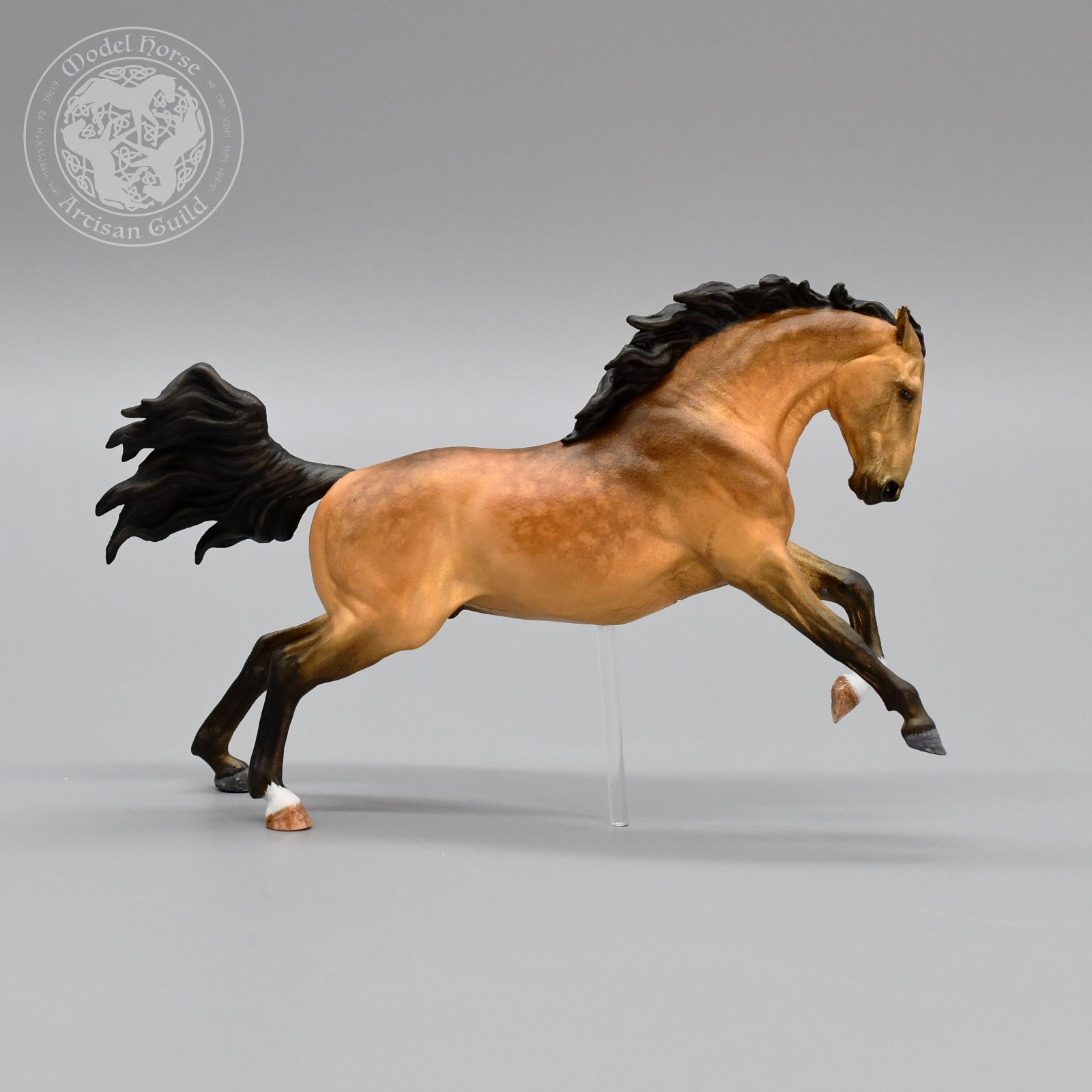 "KS Franco" Venti Scale 3D Printed Spanish Stallion - Hand Painted Artist Resin
